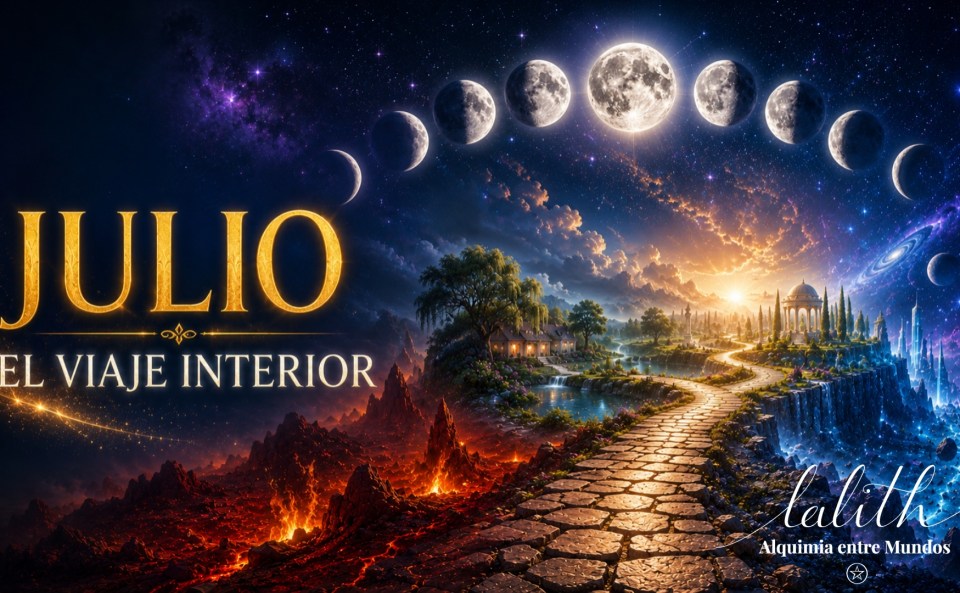 Miniatura del vídeo Lunas de julio 2026 con las fases de la Luna, rituales y astrología mensual de Alquimia entre Mundos.