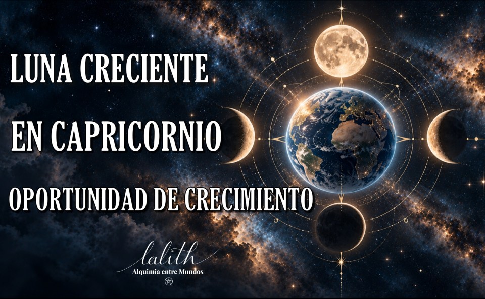 Miniatura del vídeo Luna Creciente en Capricornio de octubre de 2026, sobre astrología, crecimiento personal y fases lunares.